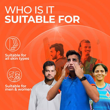 Elemnt Brown Zinc Sunscreen for Cricketers | SPF 50 Zinc Suncream, Broad Spectrum PA+++ with Aloe Vera | Formulated For Heavy Sun Exposure | Water Resistant Sunscreen for Cricketers & Sports| Men & Women | 50+50 GM